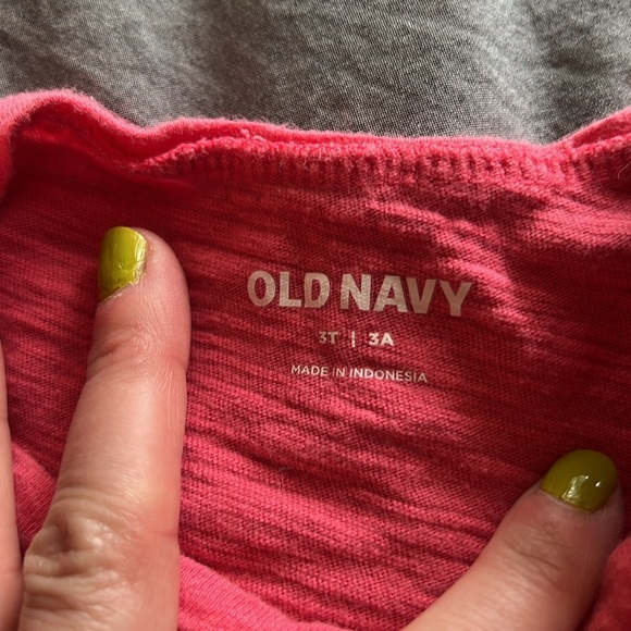 2x Old navy ruffle shoulders striped marinier tank top - Picture 6 of 6